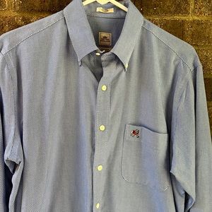 Peter Millar Blue Button Down Shirt